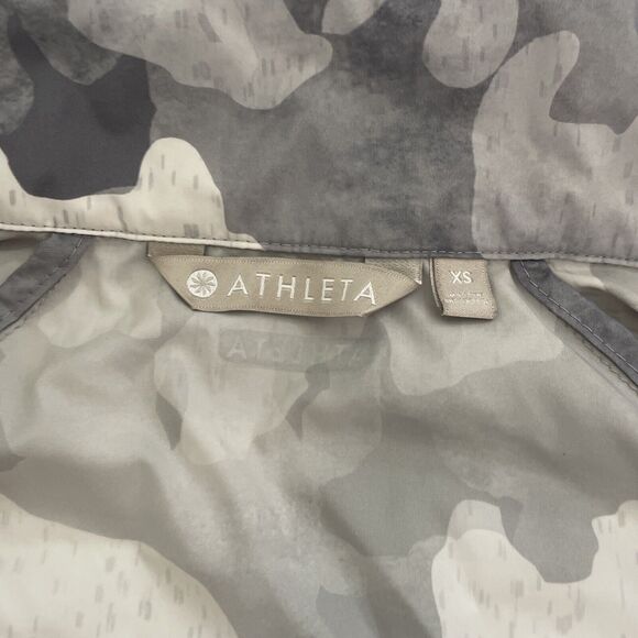 ATHLETA PrimaLoft Jacket Womens Camo Full Zipper Lightweight Windbreaker Size XS - Picture 6 of 13